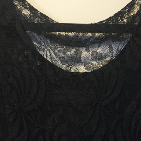 Vintage Gothic Beaded Lace Black Maxi Dress. Medium - Picture 5 of 14